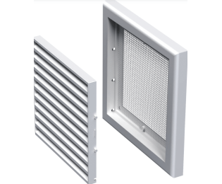 Grilles for domestic ventilation
