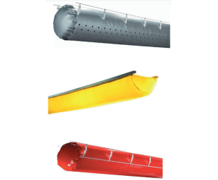 Perforated induction ducts