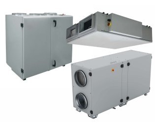 Compact counter flow heat recovery units for commercial application