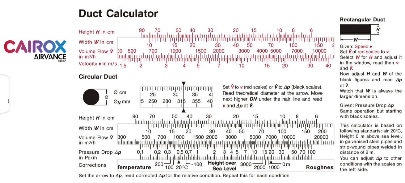 duct calculator